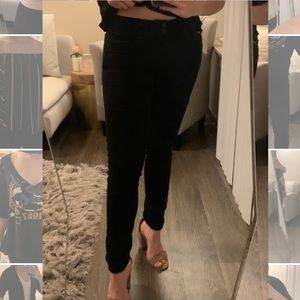 Fashion Nova Felt Moto Skinny Jeans
